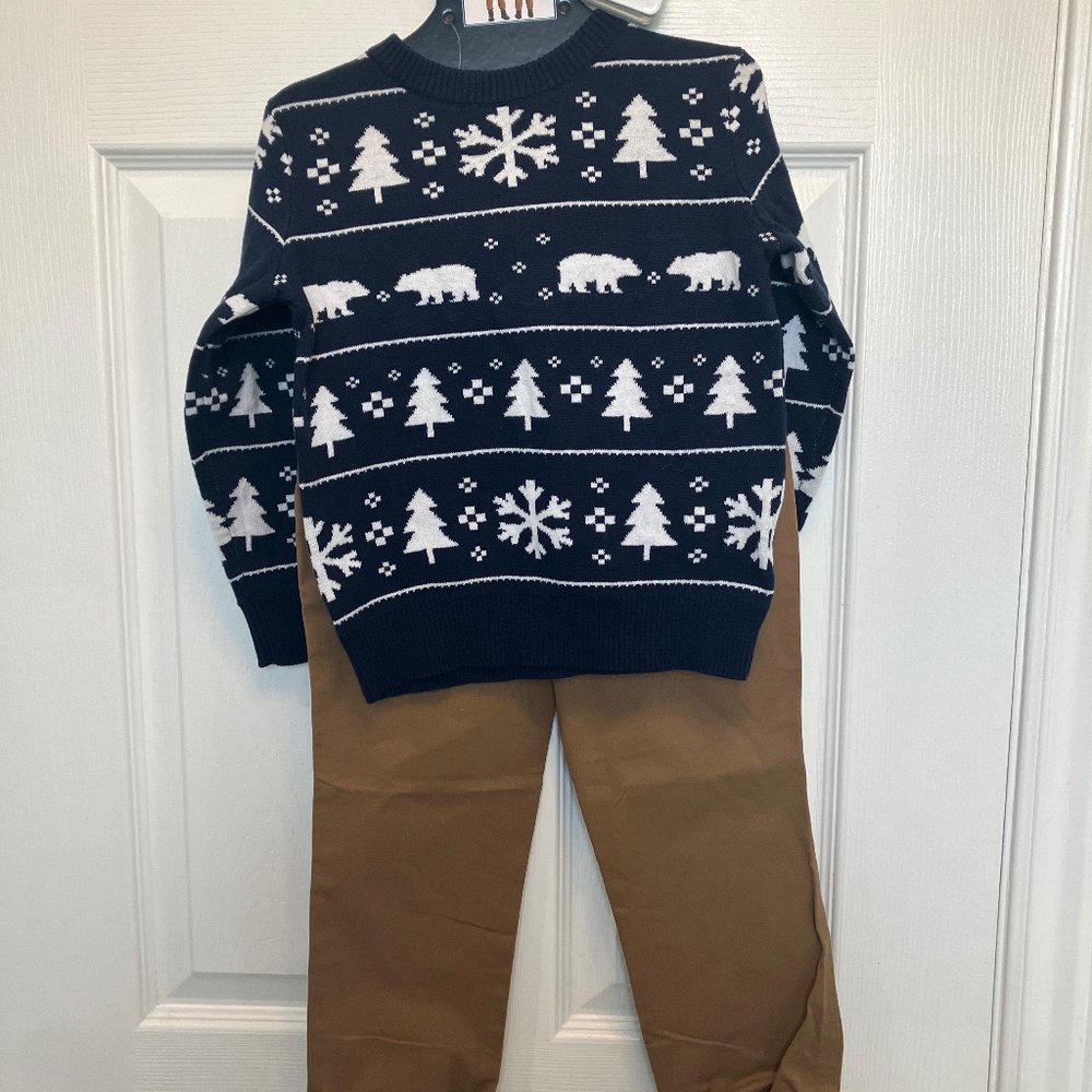 Two Piece Boys Holiday Outfit